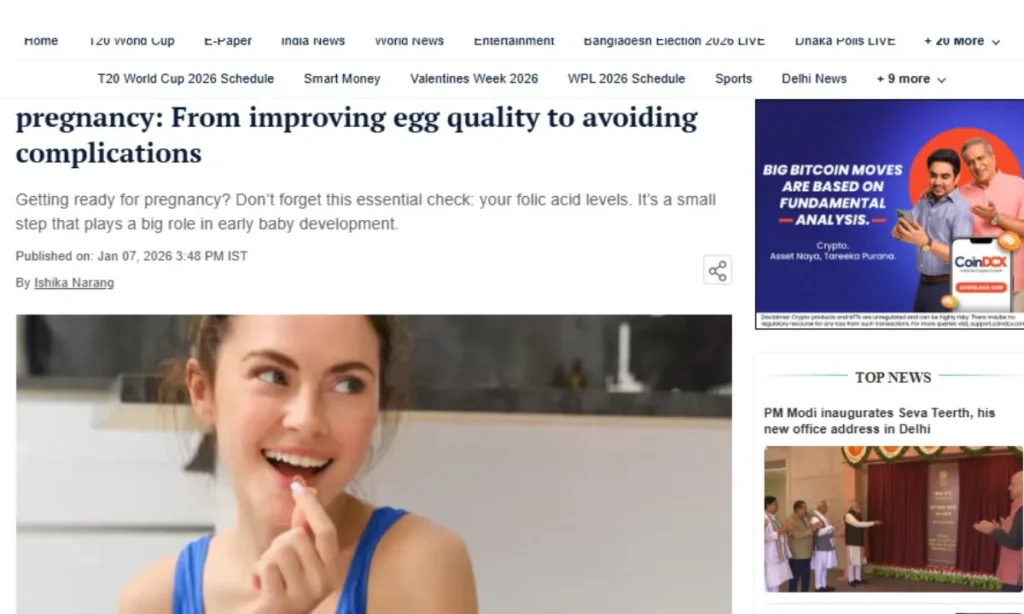 Doctors explain why folic acid matters for a healthy pregnancy_ From improving egg quality to avoiding complications