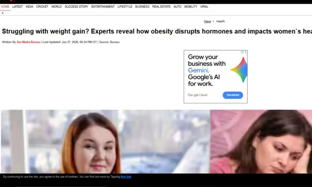 Struggling with weight gain_ Experts reveal how obesity disrupts hormones and impacts women`s health, fertility, and mood