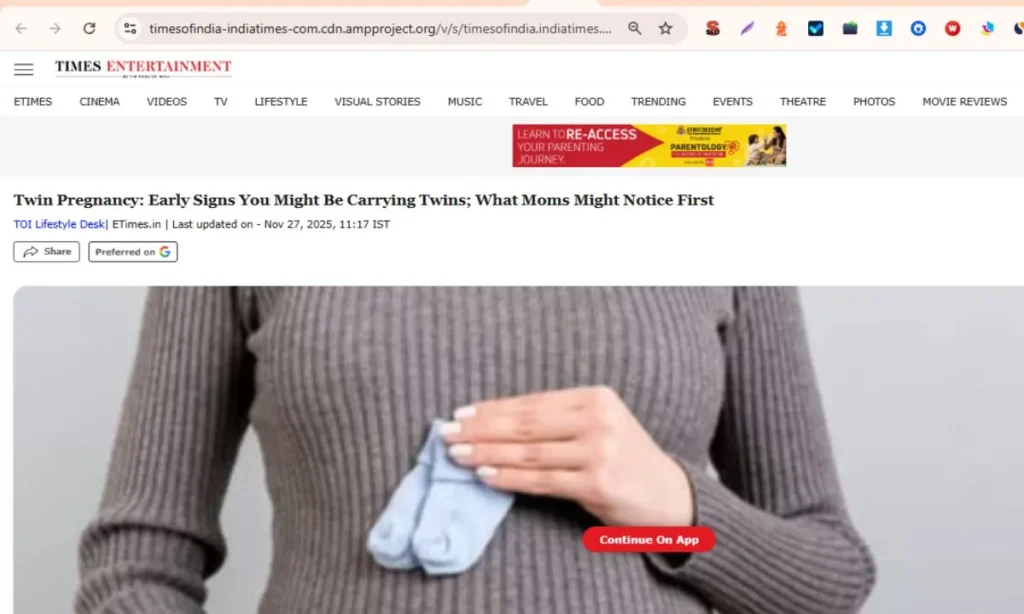 Twin pregnancy_ Early signs you might be carrying twins; what moms might notice first