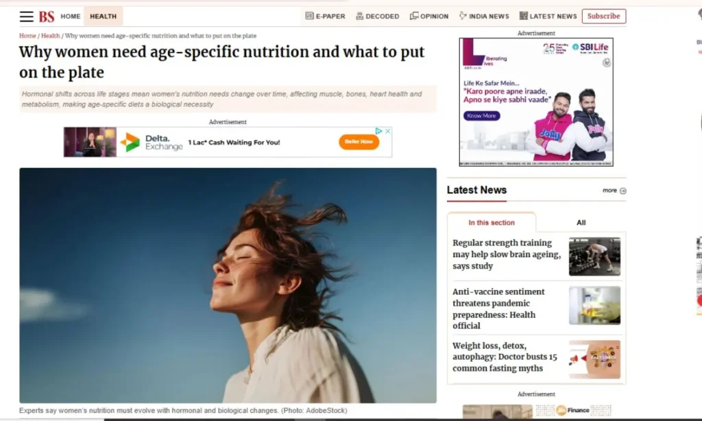 Why women need age-specific nutrition and what to put on the plate