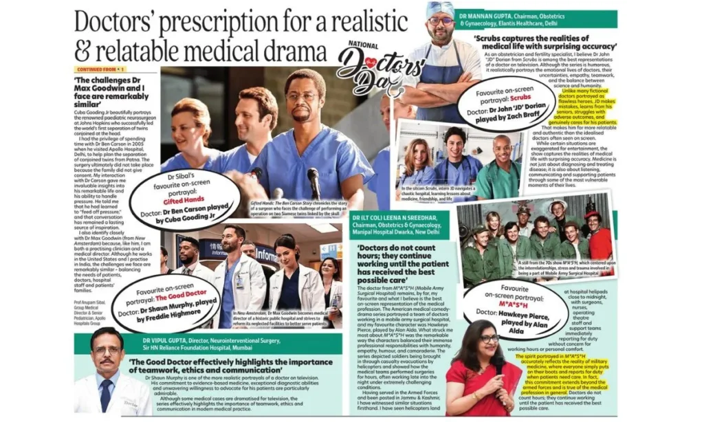 Doctors prescription for a realistic & relatable medical drama